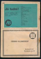 cca 1970 Csuklós Vili rejtvényes tanácsai, 4. füzet, játékos rejtvényfüzet gyerekeknek, tűzött papír...