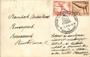 1936 Berlin, XI. Olympiade, Frankreich / Franciák bevonulása a stadionba az 1936. évi nyári olimpiai...