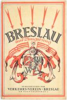 Georg Hallama: Breslau und Umgebung. Hrsg. vom Verkehrs Verein Breslau. Breslau,én.,Verlag des Verkehrsvereins Breslau, 96 p. Német nyelven. Fekete-fehér fotókkal illusztrált. Kiadói illusztrált papírkötés, a borítón Breslau (Wrocław/Boroszló) címerével.