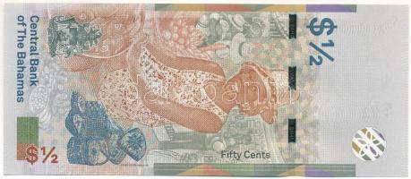 Bahamák 2019. 1/2$ (50c) T:UNC 
Bahamas 2019. 1/2 Dollar (50 Cents) C:UNC
Krause P#77A