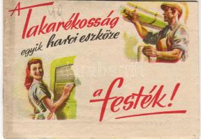 Kb 1950 Festés propaganda füzet