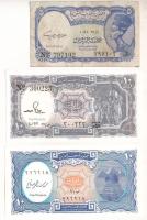 Egyiptom DN (1964-1968) 5p + DN (1982-1986) 10p + 2006. 10p T:UNC-VG az egyiken kis szakadás Egypt ND (1964-1968) 5 Piastres + ND (1982-1986) 10 Piastres + 2006. 10 Piastres C:UNC-VG small tear on one