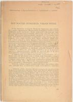 Gerézdi Rabán: Egy magyar humanista: Váradi Péter. DEDIKÁLT! Különlenyomat a Magyarságtudomány I. év...