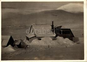 Hochschneeberg, Damböckhaus / mountain rest house, tourist house at winter, photo