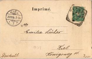 1898 (Vorläufer) Venezia, Venedig, Venice; Rialto Brücke. Ew. Hochwohlgeboren senden von der Kaiserf...