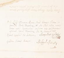 ca 1750-1800 Kb 17 db nagyrészt XVIII. századi kárpátaljai vonatkozású részben magyar nyelvű ex offo...