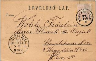 1899 (Vorläufer) Királyhida, Bruckújfalu Tábor, Brucker Lager, Bruckneudorf; Schiesshalle II. H. Eff...