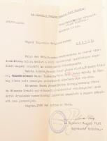 1939 Magyar Nemzethűségi Bizonyítványok kiadása iránti egyéni és csoportos kérelmek, nyilatkozatok, ...