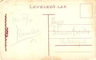 1911 Oravicabánya, Oravica, Oravicza, Oravita; Viadukt, vasúti híd, utca. W.L. Bp. 1216. J. E. Tiera...