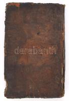 Héber nyelvű Ószövetség vagy imakönyv. Prága, 1836, M. J. Landau. Korabeli egészbőr-kötésben, viselt...