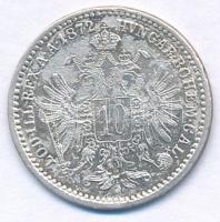 Ausztria 1872. 10kr Ag "Ferenc József" T:VF,F patina
Austria 1872. 10 Kreuzer Ag "Fr...
