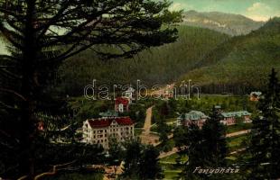 1911 Fenyőháza, Lubochna; látkép. Kiadja Holczmann Izidor / general view (gyűrődések / creases)