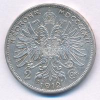 Ausztria 1912. 2K Ag "Ferenc József" T:AU kis karc
Austria 1912. 2 Corona Ag "Franz ...