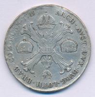 Osztrák Németalföld 1789A 1 Koronatallér Ag "II. József" T:VF,F ph., foglalatnyom Austrian...