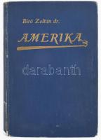 Dr. Biró Zoltán: Amerika. Magyarok a modern csodák világában. Hegedüs Loránt előszavával. A szerző, Biró Zoltán (1898-1979) által Dékány András (1903-1967) író, újságírónak DEDIKÁLT! Bp., é.n., Hungária. Második kiadás. Kiadói aranyozott egészvászon-kötés, sérült gerinccel, fekete-fehér fotókkal illusztrálva.