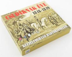 Csudáknak éve 1848-1849. 2018, Zrínyi, kartonált papírkötés, díszdobozban. Az 1848-49-es forradalom és szabadságharc 170. évfordulójára megjelent könyv közel 60 facsimilével és CD melléklettel. Jó állapotban.