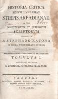 Katona, [István] Stephanus: 
Historia critica Regum Hungariae Stripis Arpadianae, ex fide domestico...