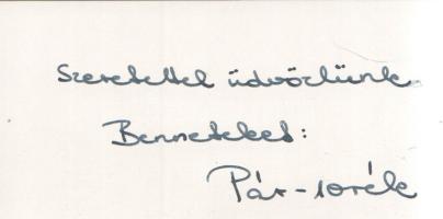Levendel Júlia - Horgas Béla: 
Pár sor 1-6. [Műhelynapló.] (Dedikált és aláírt.)
Budapest, 1983-19...