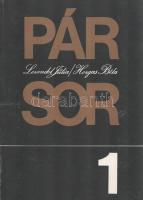 Levendel Júlia - Horgas Béla: 
Pár sor 1-6. [Műhelynapló.] (Dedikált és aláírt.)
Budapest, 1983-19...