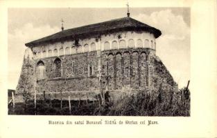 Onesti, Ónfalva, Onyest (Bacau); Biserica din satul Borzesti Zidita de Stefan cel Mare / Orthodox church (EK)