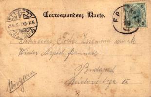 1901 Radovljica, Radmannsdorf; Triglav, Restauracija Vinko Hudovernik / general view, restaurant. Ar...