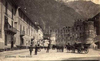 1907 Chiavenna, Piazza Silvani / square, hotel (wet corners)