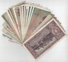 24db-os vegyes Pengő bankjegy tétel + 5db külföldi bankjegy T:F-G