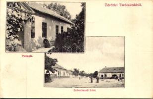 1907 Tardoskedd, Tvrdosovce; plébánia, szövetkezet üzlete és saját kiadása / parish, cooperative shop (EK)