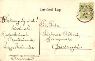 1907 Tardoskedd, Tvrdosovce; plébánia, szövetkezet üzlete és saját kiadása / parish, cooperative sho...