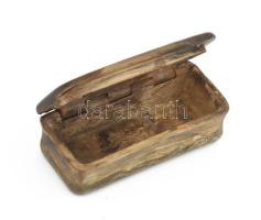 cca 1900 Szaru szelence, kopott, h: 7 cm