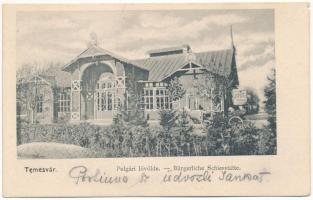 1905 Temesvár, Timisoara; Polgári lövölde. Koronaherczeg dohánytőzsde kiadása / Bürgerliche Schiesstätte / shooting hall