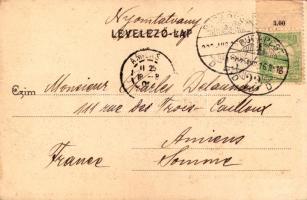 1902 Kistapolcsány, Topolcianky; József Ágost kir. főherceg kastélya. Brunczlik Imre kiadása / castl...