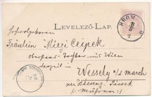 1898 (Vorläufer) Korompa, Krompach, Krompachy (Szepes); Új gyártelep, Sodronykötélpálya és vaskohó a...