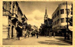 Komárom, Komárno; Nádor utca, Cikta üzlet / street view, shops