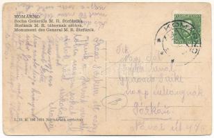 Komárom, Komárno; Socha Generála M. R. Stefánika / Stefánik M. R. tábornok szobra / monument (kopott...