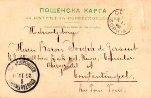 1900 Sofia, Sophia, Sofiya; Chemin de fer Sofia-Roman, Tunnel, Milkova livada / railway line, railwa...