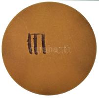 1970-1980. "Budapest" egyoldalas bronz emlékérem, hátoldalán, dísztokban (70mm) T:AU