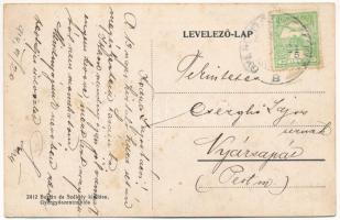 1914 Gyergyószentmiklós, Gheorgheni; Fogarassy utca, Szőcs L. Albert üzlete. Burján és Székely kiadá...