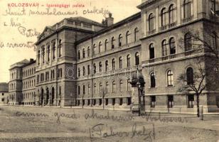 Kolozsvár, Cluj; Igazságügyi palota. Sámuel S. Sándor kiadása / Palace of Justice (EK)