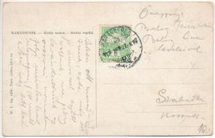 1912 Karánsebes, Caransebes; Ferenc József császár és király szobor. W.L. Bp. 1454. / Statua regelni...