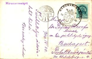 1940 Máramarossziget, Sighetu Marmatiei; bevonulás / entry of the Hungarian troops. photo + "19...