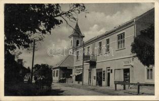 Nagybocskó with Bata shop and barber shop