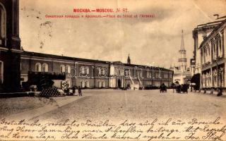 1901 Moscow, Moscou; Place du Sénat et l'Arsenal (fa)