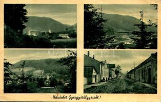 1942 Gyergyótölgyes, Tölgyes, Tulghes; mozaiklap / multi-view postcard (EK)