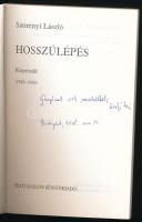 Szörényi László: Hosszúlépés. Kisprózák (1989-1990). (Dedikált!) Bp., 1997, Pesti Szalon. Kiadói pap...