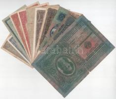 1912-1920. 20f-100K (11xklf) T:AU-VG közte szakadás, folt