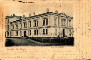 1900 Braila, Reg. III. Artilerie / military artillery barracks (r)