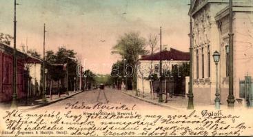 1905 Galati, Galatz; Strada Mihaiu Bravul / street (Rb)