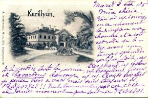 1906 Kurityán, Kurittyán; Pallavicini kastély. A. Krakowszky kiadása (EK)