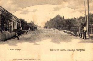 1907 Szabolcsbánya-telep, Szabolcsbányatelep, Mecsekszabolcs (Pécs); Széki országút, Diamant Testvérek üzlete és saját kiadása (fl)